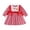 Red, variant on OJSFQUFP Baby Girls Christmas Comfortable and Breathable Long Sleeved Dress Cute Cartoon Print Dress
