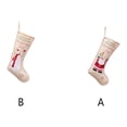 thumbnail image 1 of kurtrusly Christmas Pendant Snowman Embroidery Socks Linen Candy Gift Large Capacity Xmas Tree Good Stitching Sack New Year Home Decor Snowman, 1 of 8