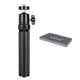 thumbnail image 2 of Injueey Soporte de altavoz soporte impermeable portátil ajustable 360 grados soporte de estante de altavoz trípode de escritorio Cables de audio/vídeo, 2 of 6
