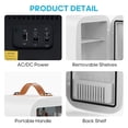 thumbnail image 5 of Gianna 4L Mini Car Refrigerator, Portable Compact Dorm & Car Fridge for Drinks, Snacks & Skincare, Holds 7 Cans, 5 of 5