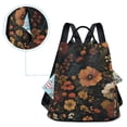 thumbnail image 5 of FORMRS Women's Travel Backpack Purse Anti-Theft Hidden Pockets Casual Shoulder Bag, Dark Floral Pattern, 5 of 7