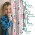 thumbnail image 3 of Blackout Kids Curtains,Doodle Poodle Image Childrens Insulated Curtains Set Of 2,Bedroom Essentials,Toddler Room Decor 42x54in(106x137cm), 3 of 4
