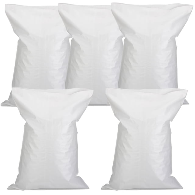 Clearance Items!Ymkly Kitchen Storage,Kitchen Utensils Set,Thick Hite Plastic Woven Bag Flooding Sandbag Protection Packaging Bags 15x24in,Storage Bag