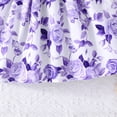 thumbnail image 7 of BULLPIANO Infant Baby Girl Dress Toddler Girl Clothes Short Sleeveless Flower Dress Summer Dresses with Headband for Girl, 7 of 7