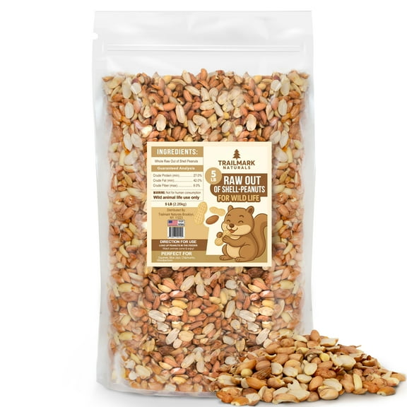Trailmark Naturals - 5 Pound Out of shell Raw Peanuts
