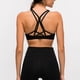 thumbnail image 2 of Sujetador deportivo deportivo para mujer, a prueba de golpes, push-up, fitness, diseño elegante en la espalda, talla M, sujetador de yoga negro, 2 of 6