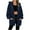 Navy-Coats, variant on Qetyuw Womens Long Hooded Jackets Full Zip Up Fall Winter Casual Cardigan Jacket Loose Fit Long Sleeve Coats Outwear
