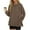 Coffee, variant on Tawop Hoodless Sweatshirt Womens Tops Sweatshirt Crew Neck Plus Long Sleeve Solid Side Split Casual Coffee M