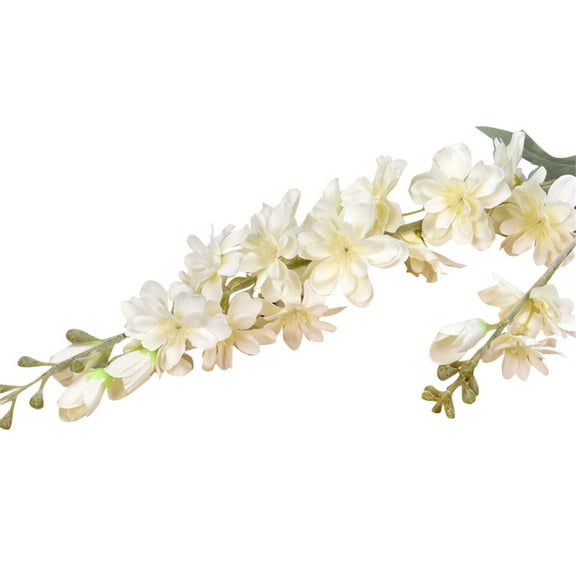 HEXBOOYOO Faux Flowers Artificial Ajacis Flowers Long Stem Larkspur Flower Table Kitchen Home Garden Wedding Decoration - 2025 New Arrival🔥