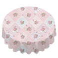 thumbnail image 2 of Pioneer Flower Floral Print Pattern Round Tablecloth 60 X 60 Inch, Wrinkle Resistant Wipeable Table Cloth for Kitchen Dining Picnic Patio Party, 2 of 6