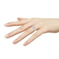 thumbnail image 5 of KATARINA Diamond Engagement Ring with a Round Center Diamond and Matching Band in 14K White Gold (3/8 cttw), 5 of 6