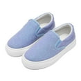 thumbnail image 2 of Toddler Sneakers for Girls Boys, Kids Canvas Low Top Slip On Sparkle Glitter Shoes Fashion Walking Casual Shoes, 2 of 7