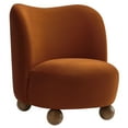 thumbnail image 5 of Monroe Accent Chair in Rust Walnut, 5 of 9