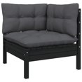 thumbnail image 6 of vidaXL Solid Pinewood Patio Lounge Set 12 Piece with Cushions Multi Colors, 6 of 46