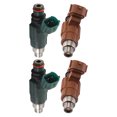 thumbnail image 2 of Boquilla de Inyección de Combustible, Paquete de 4 Piezas Rojas para Vehículos, Suministros de Automóviles, Reemplazo de Molduras Azules para Mazda 62 Sunnimix Inyectores de combustible, 2 of 5