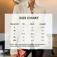 thumbnail image 5 of MORTTIC - Women's Single-Breasted Long Sleeve Jacket with Lapel Collar, Elegant Fall/Winter Blazer for Work & Casual, 5 of 6