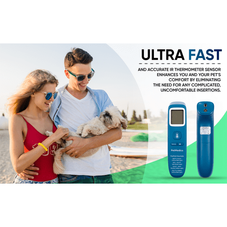 PetMedics - Digital Non-Contact Dog Thermometer - Blue