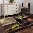 thumbnail image 4 of Non-Slip Rug Pad Rugs Farm Wine Grapes Casks Rectangle Area Rugs 3x5Ft Soft Carpet Pads for Living Room Kids Room, Vintage Country Art, 4 of 9