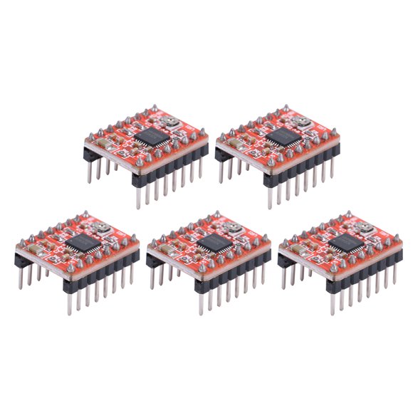 Módulo 5 Piezas Placa De Módulo De Controlador De Motor Paso A Paso Para Rampas 1.4 A4988 Accesorios De Impresora 3D