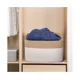 thumbnail image 5 of Cestas de almacenamiento de cuerda de algodón tejida con asas, juego de cesta grande lavable, contenedores de almacenamiento decorativos, cajas, manta de juguete para bebé y niño, 5 of 5
