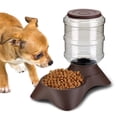 thumbnail image 3 of 3.8L Feeder Perros Gatos Waterer Waterer de alimentos para cachorros y gatitos alimenta de alimentos Zulema Alimentador Automático, 3 of 8
