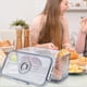 thumbnail image 3 of FloreceBien Panera para encimera de cocina, recipiente hermético para guardar pan, recipiente para guardar pan con registro de tiempo y tapa, recipiente para guardar pan casero, bollos, bagels y panes, 3 of 8
