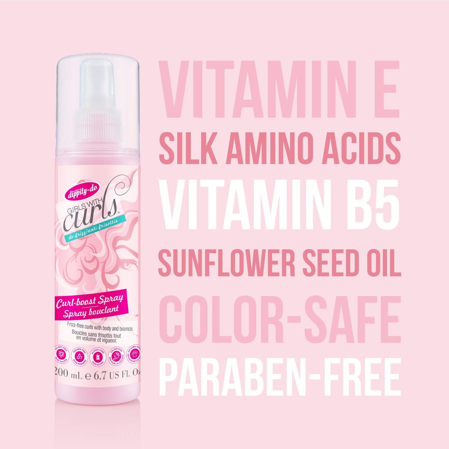 dippity-do Girls with Curls Curl-Boost Spray, 200ml