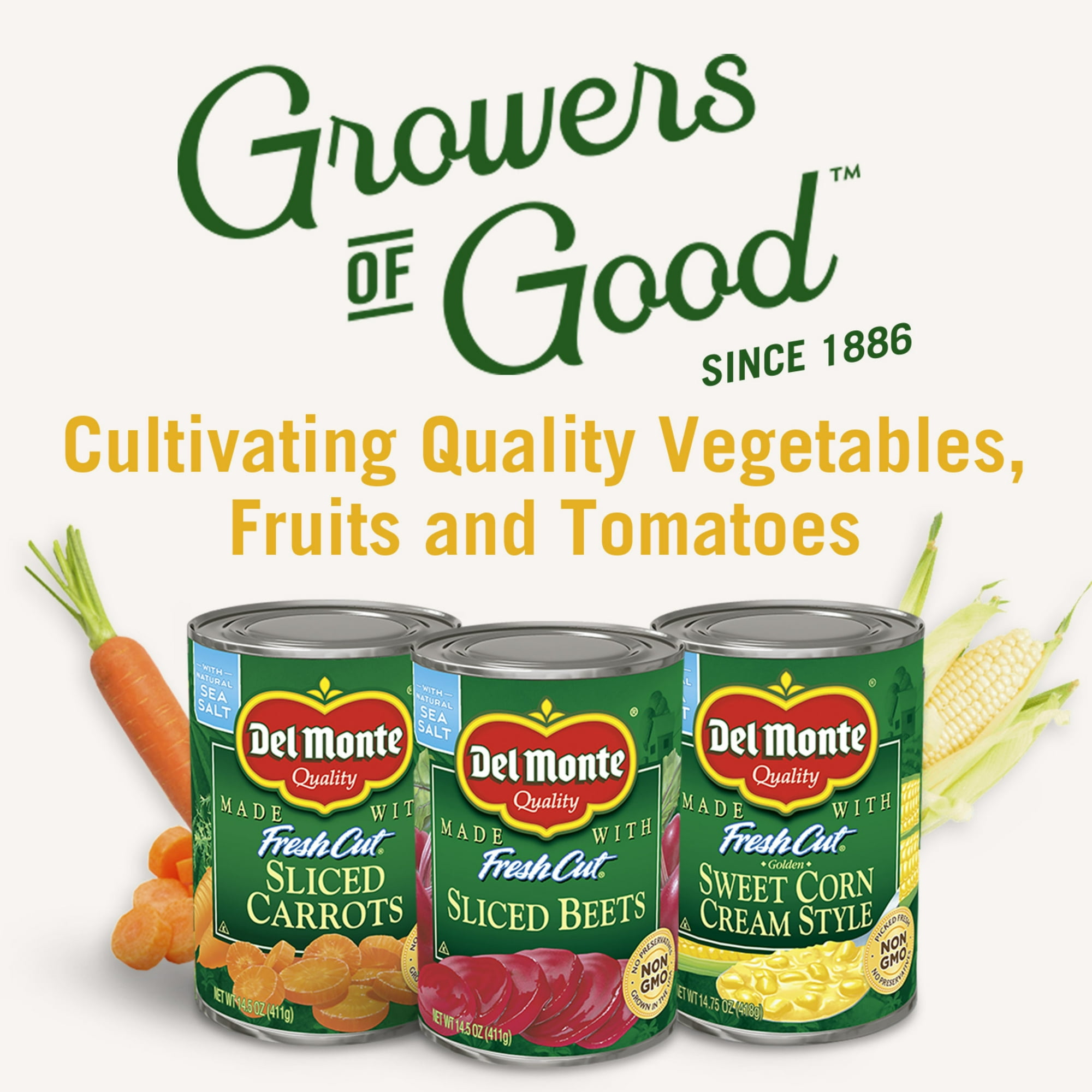 Del Monte Extra Long Asparagus Spears, Canned Vegetables, 15 oz Can