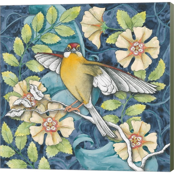 Arts and Crafts Bird IV by Elyse DeNeige, Canvas Wall Art