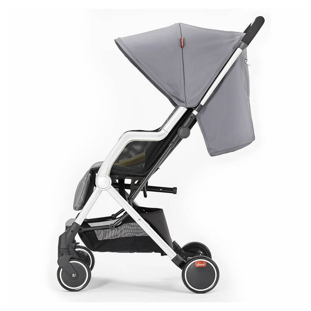 Diono Traverze Super Compact Stroller Grey Linear with Silver Chassis Walmart