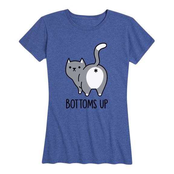Instant Message - Bottoms Up - - Women's Short Sleeve Graphic T-Shirt
