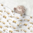 thumbnail image 2 of Yiaed Dump Truck Print Dog Blankets-Cat Blanket Washable for Couch Protection,Puppy Blanket, Soft Plush Reversible Throw Furniture Protector-Small, 2 of 8