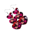 thumbnail image 1 of Pendientes Multicapa Labio Oreja Cuelga Aro en forma de corazón Pendiente colgante Favores de fiesta Regalo del día de San Valentín Banquete Ropa, zapatos y accesorios Miscelánea corazón de hoja Qarigey AP010113-16, 1 of 6