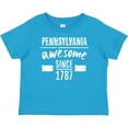 thumbnail image 3 of Inktastic Pennsylvania Awesome Since 1787 Boys or Girls Baby T-Shirt, 3 of 5