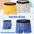thumbnail image 3 of Boys Boxer Briefs 5 Pack, Kids Youth Underwear for 8-14 Years Teen Big Kids Soft Breathable Boxer Shorts Underpants, 3 of 7