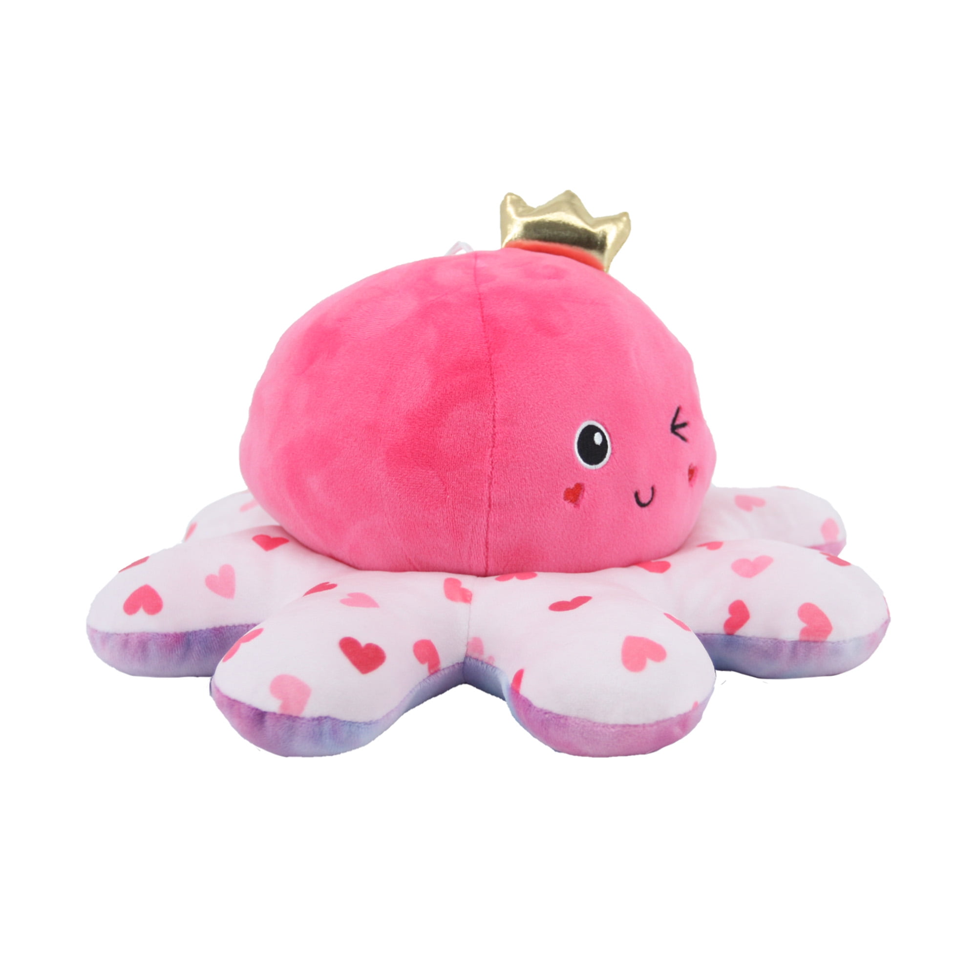 Comment célébrer la Saint-Valentin en polyester 13,5 pouces, Octipus jouets en peluche -- Multicolor