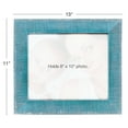 thumbnail image 2 of Excello Global Products Bamboo Reed Textured 8" x 10" Picture Frames, Wall and Tabletop Photo Frames for Family Pictures, Blue, 13" x 11", Pack of 2, 2 of 5