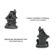 thumbnail image 5 of Horror Haunted Lit House Divertida Casa De Halloween Estatua Casa De Resina De Halloween Con Estatua De Casa De Resina Ligera Decoración Decorativa De Halloween Para Escritorio Inevent HA027980-03, 5 of 7