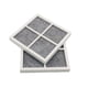 thumbnail image 2 of Riwesomey Filtro eficiente de 2 piezas para refrigeradores - Fácil de instalar Piezas de refrigerador duraderas y duraderas Refrigerador Artesanía, 2 of 6