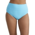 thumbnail image 2 of Fold-Over High-Waist Bikini Bottom Swimsuit, 2 of 3