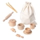 thumbnail image 4 of Herramientas para contenedores sensoriales con bolsa para el desarrollo de habilidades motoras finas, juguetes Montessori, cucharas y pinzas de madera, 4 of 9