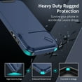 thumbnail image 5 of Dteck for iPhone 17 Pro Max, Shockproof Lens Cover Protection Shockproof Military Grade Hard Rugged Phone Case Wireless Charging, Blue, 5 of 9