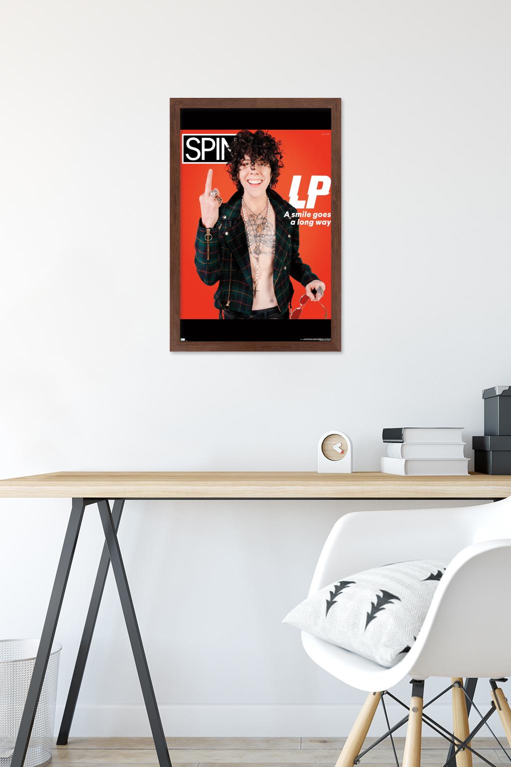 SPIN Magazine - LP 21 Wall Poster, 14.725" x 22.375" Framed