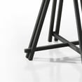 thumbnail image 2 of Pemberly Row Oak Finish Wood 47" Round Dining Table with Black Metal Base, 2 of 5