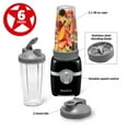 thumbnail image 3 of Starfrit Personal Blender, Two 828ml Cups, Two Blades, High, Low & Pulse Modes, 300W, Black, 3 of 6