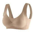 thumbnail image 2 of DDAPJ pyju U Back Sports Bras for Women Soft Padded Seamless Push Up Bra Gym Workout Fitness Yoga Bras No Underwire Bralettes Full Coverage Everyday Bra Khaki XL, 2 of 4