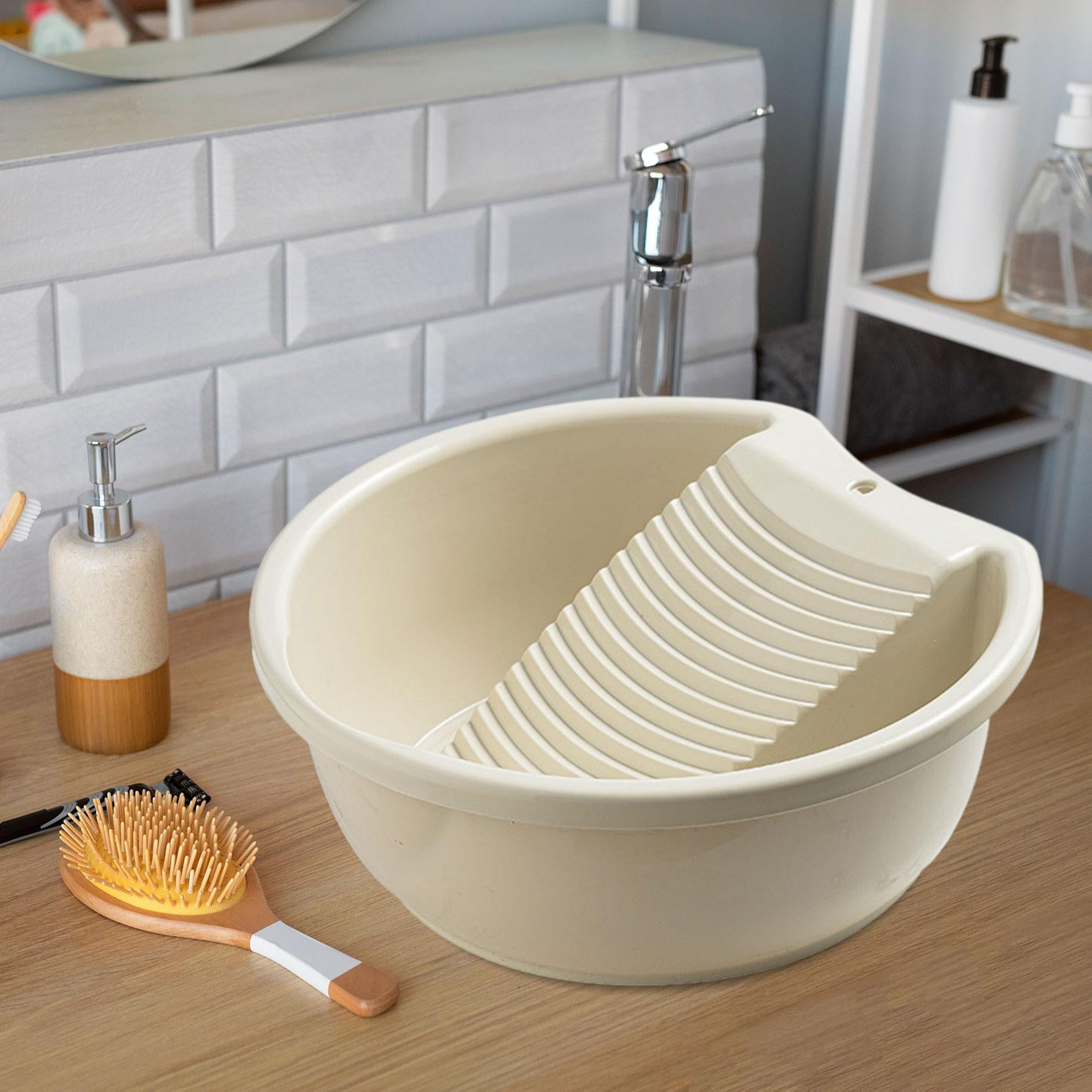 ウォッシュボード Tishita Rubber 7.87 x 7.87 x 7.87 in Gray - Walmart.com