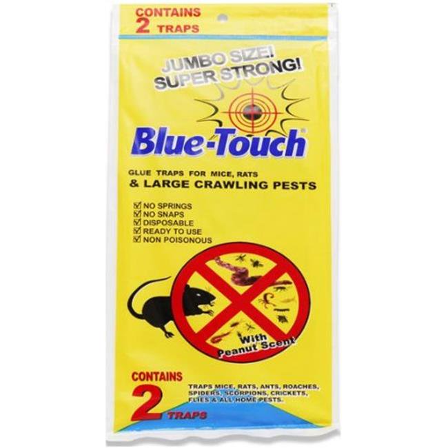 Blue Touch 32216 PE Large Glue Mouse Trap, Case of 144 2 per Pack