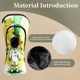 thumbnail image 3 of Golf Club Head Covers Space-Themed Patrick's Figure Waterproof Leather Golf Head Covers for Men Women Driver Head Cover Fairway Headcover for Golf Lovers, 3 of 7