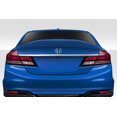 thumbnail image 1 of 2012-2015 Honda Civic 4DR Duraflex KMZ Rear Wing Spoiler - 1 Piece, 1 of 8